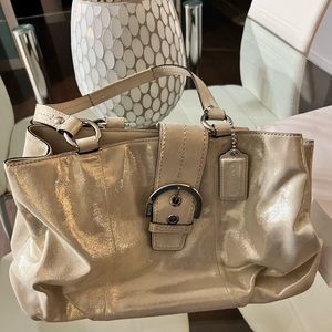 Sac blanc crème Coach